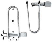 Shackle - Strip Key - 5mm Shackle - Strip Key - 5mm