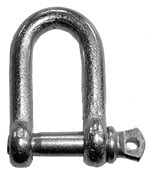 Shackle - D - 10mm - Galvanised