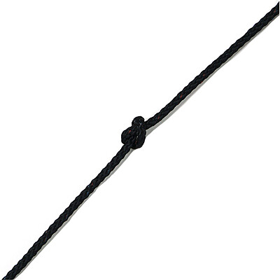 8 Plait Standard - 6mm - Black